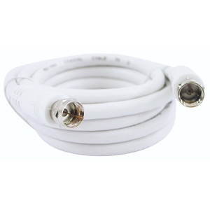 BLISTER FLYLEAD F-MALE TO F-MALE 2M- WHITE