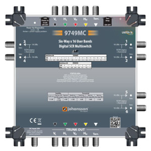 Johansson 6 WAY X16 User Band DSCR Multiswitch
