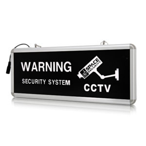 Space CCTV Warning Sign Board