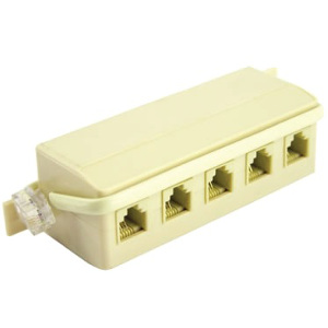 BLISTER VENUS 5 WAY PLUG IN SPLITTER (BPTEL08)