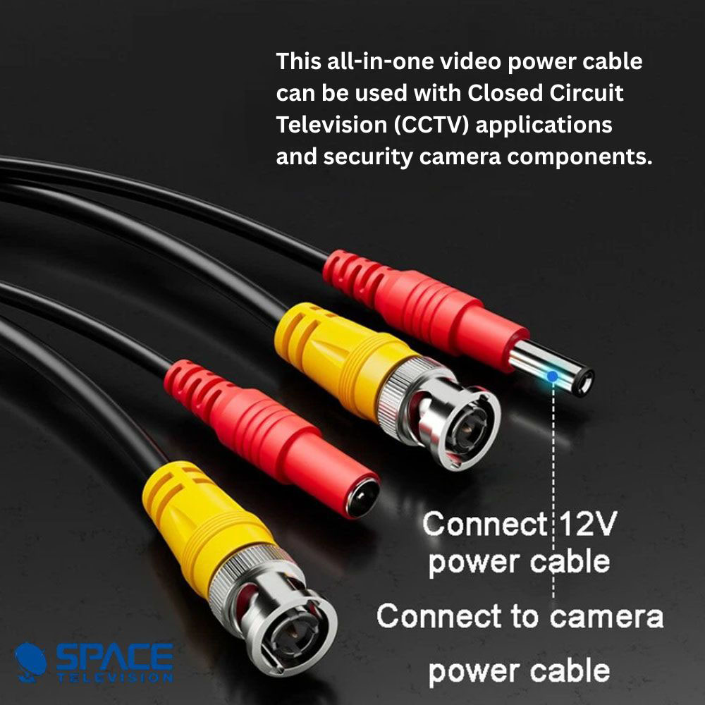CCTV RG59 & Power MIL17 Cable 20m - Image 4