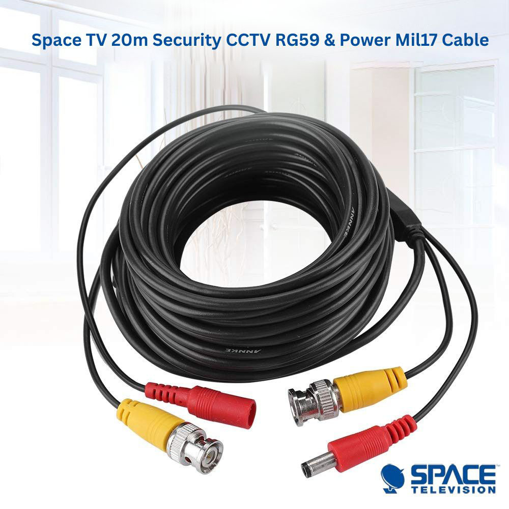 CCTV RG59 & Power MIL17 Cable 20m - Image 8