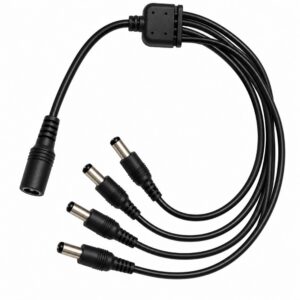 4 WAY DC FLY LEADS - 1 Female to 4 Male