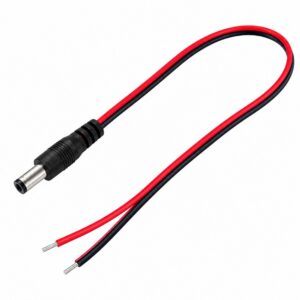 Male DC Connector Lead 30cm - DCFLY