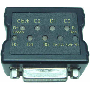 TESTER DVI-D DUAL LINK CABLE TESTER WITH USB POWER CABLE AND BATTERY BOX