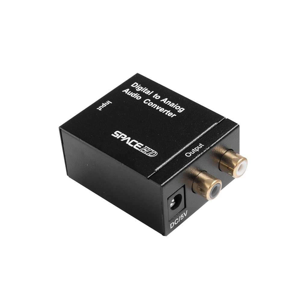 Digital Optical Toslink to Analogue RCA Audio Converter