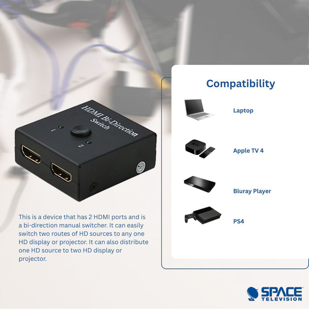 HDMI Bi-directional 2-way Switch - Image 6