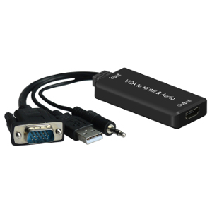 VGA to HDMI with 5V 1A Adaptor