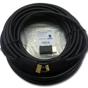 Space TV HDMI to Mini HDMI Cable 10m with Mini HDMI Adapter