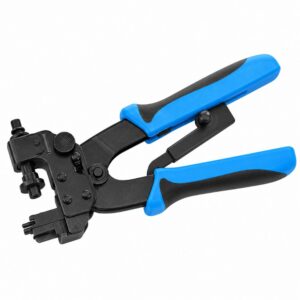 Crimp Compression Tool for F, BNC, RCA Compression Connectors (HT-H510B)