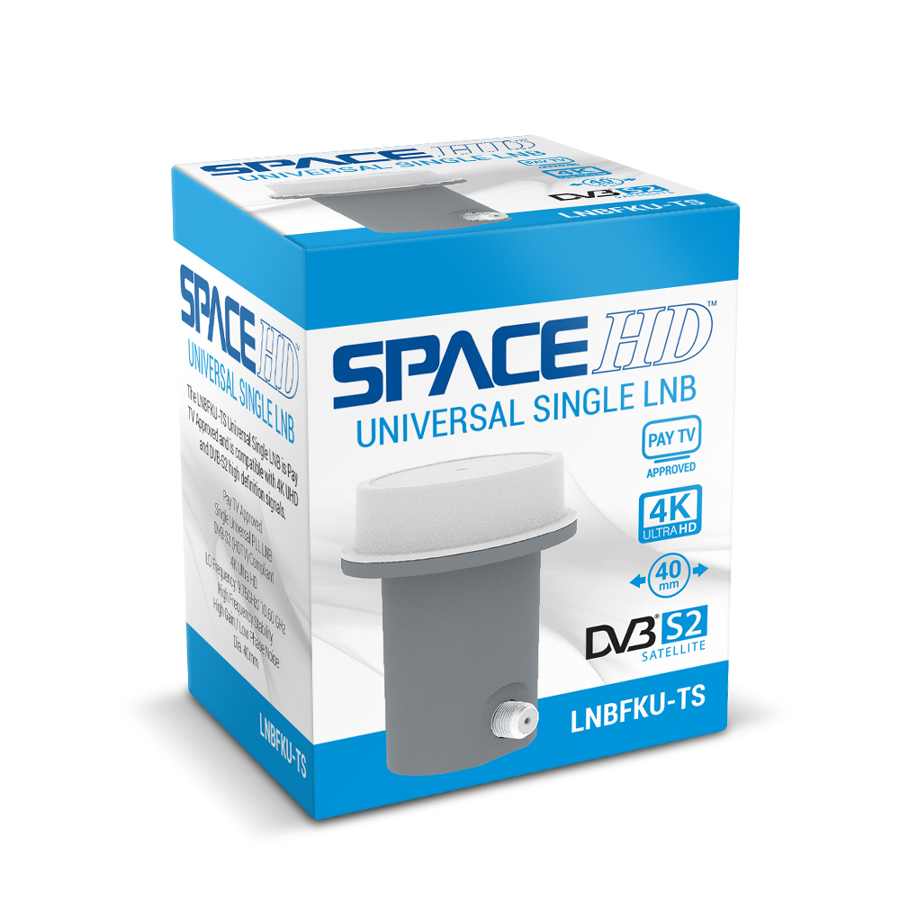 SpaceHD Universal Single LNB KU Band 9,75-10,6GHz - LNBFKU-TS - Image 5