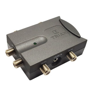 Triax 2-in 4-out Active TV Link Splitter with active Heartbeat & IR Return (SLX4-TRIAX4X)