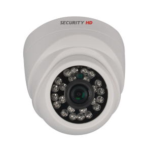 SecurityHD Dome 720P 1MP IR Dome Camera with 3.6mm Lens