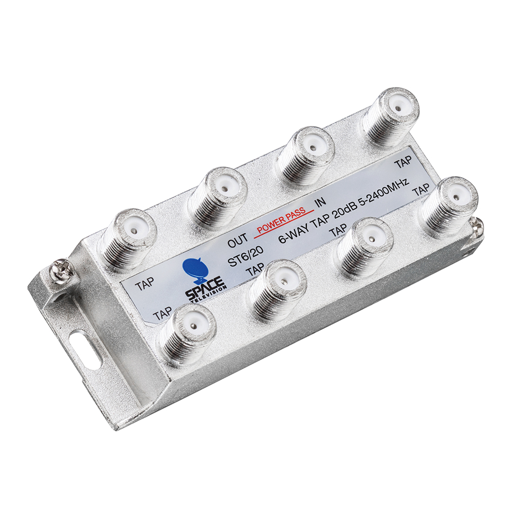 ST6/20 – Tap IF 6-Way 20dB (5-2400Mhz)