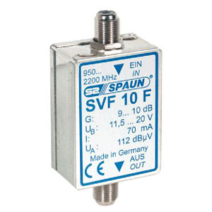 Spaun 10dB SAT-IF Satellite In-Line Amplifier