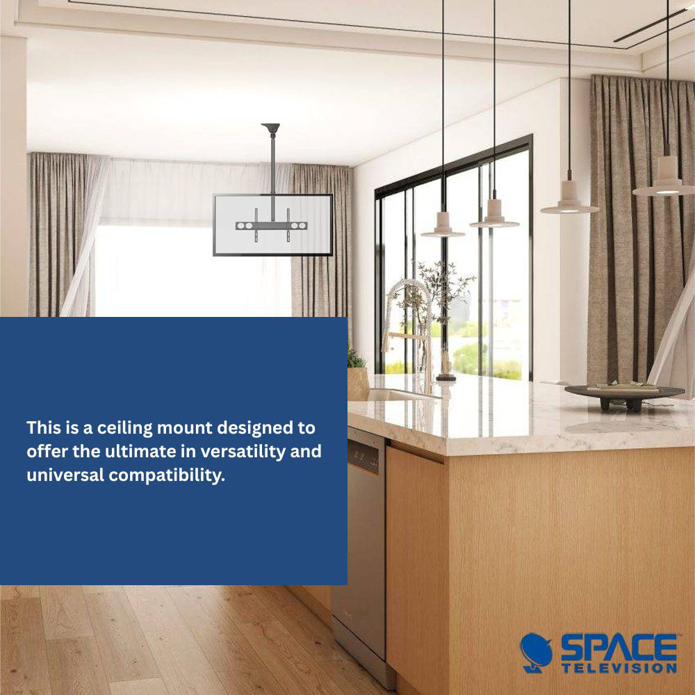 Flat Screen Ceiling Mount - Tilt & Rotate 37"-70" 50kg - Image 8