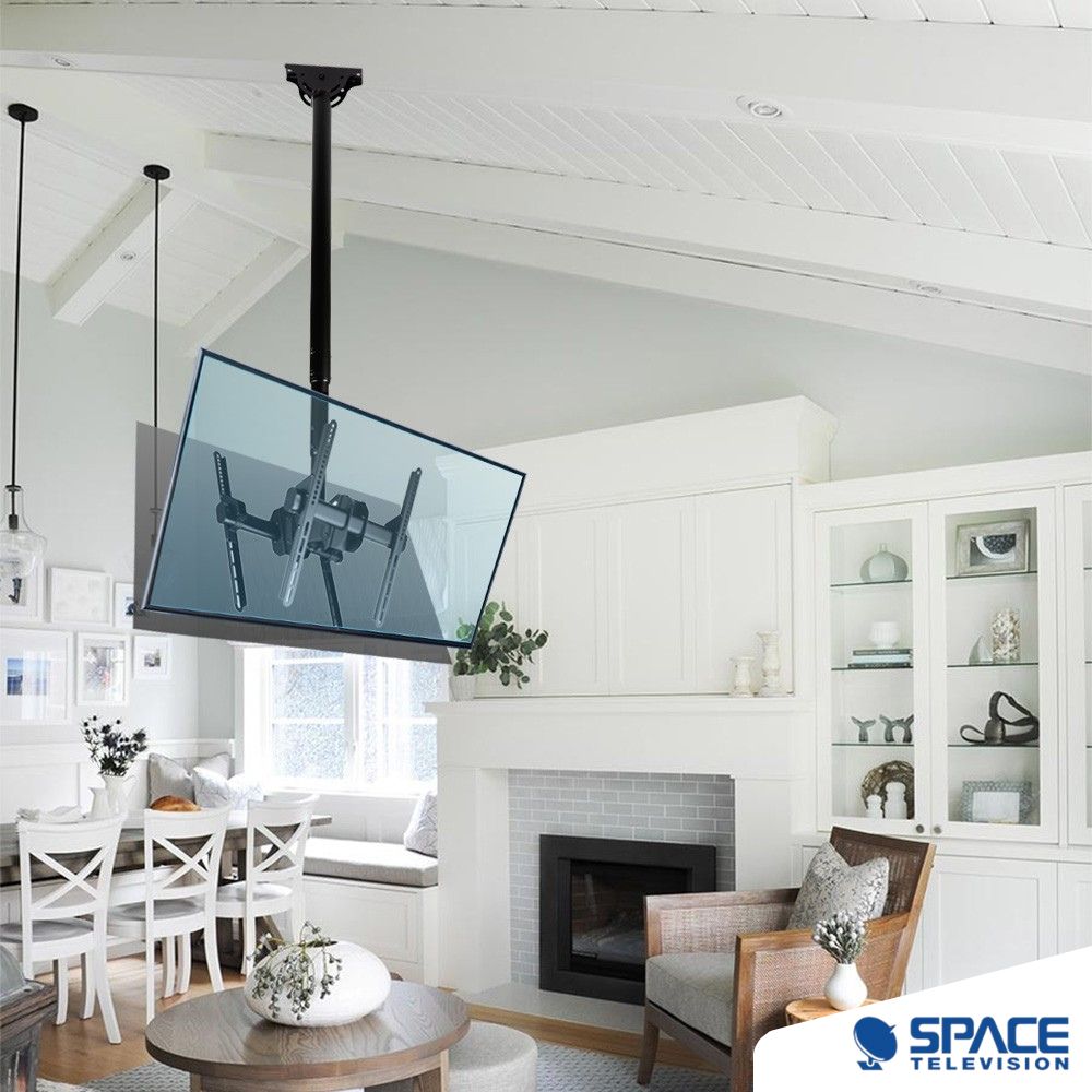 Dual Flat Screen Ceiling Mount - Tilt & Rotate 37"-70" 2x45kg - Image 7