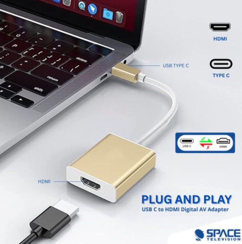 Space TV USB-C to HDMI Display Adapter. - Image 2