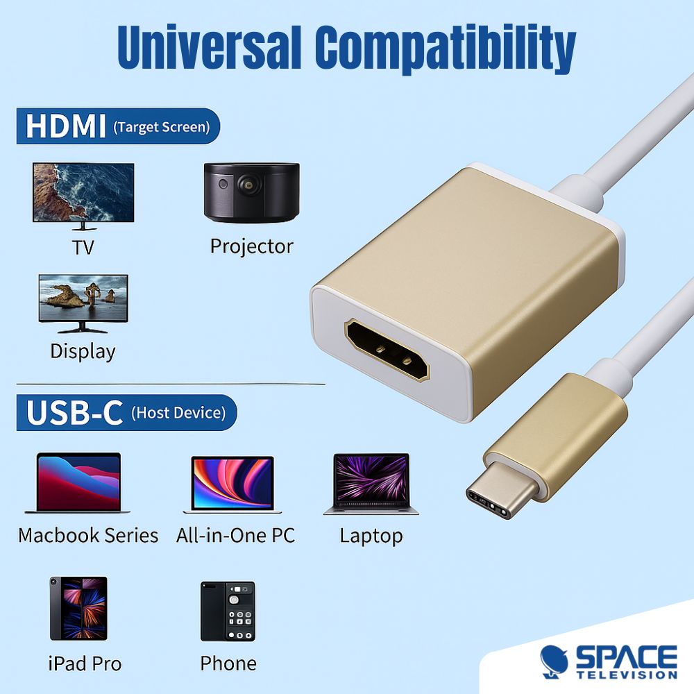 Space TV USB-C to HDMI Display Adapter. - Image 4
