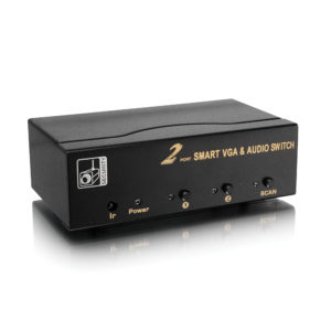 2CH VGA Switcher. Supports max 2 different VGA signal shifts, and display in one VGA screen.