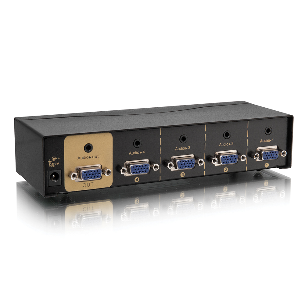 4CH VGA Switcher. Supports max 4 different VGA signal shifts, and display in one VGA screen. - Image 3