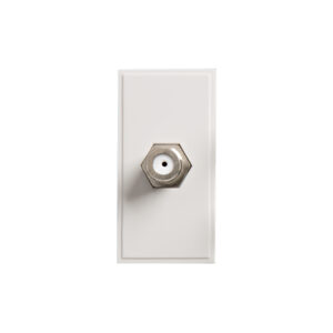 1x F-Connector Wall Plate Insert (WPI-1XF/F)