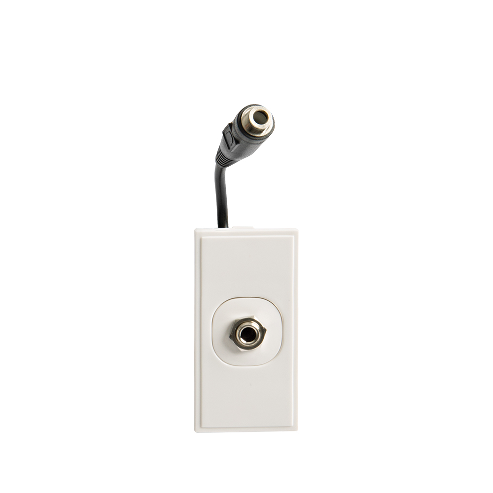 3.5mm Stereo Female Wall Plate Insert with Pigtail (WPI/3.5PT)