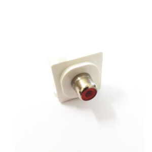 RCA Red Wall Plate Insert Module (WPI/RCA-R)