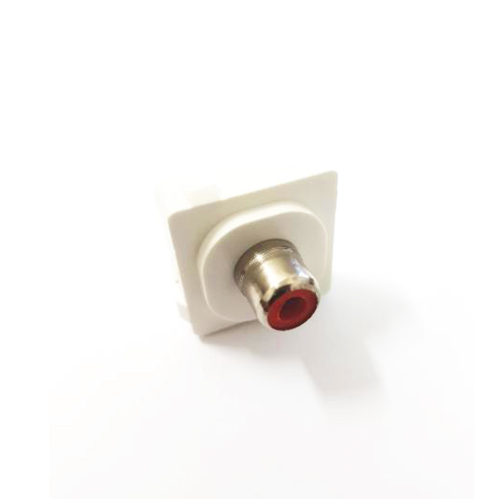 RCA Red Wall Plate Insert Module (WPI/RCA-R)