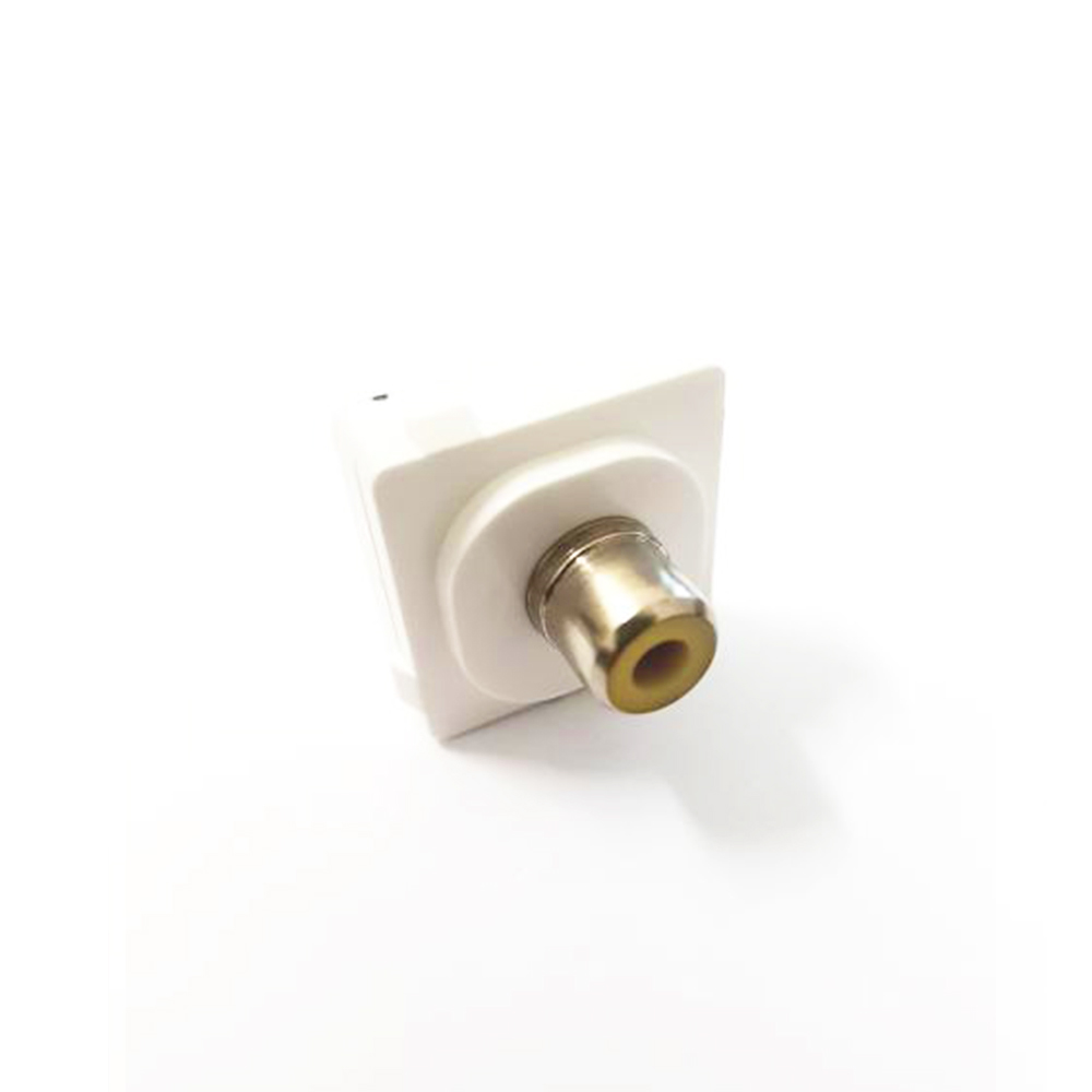 RCA Yellow Wall Plate Insert Module (WPI/RCA-Y)