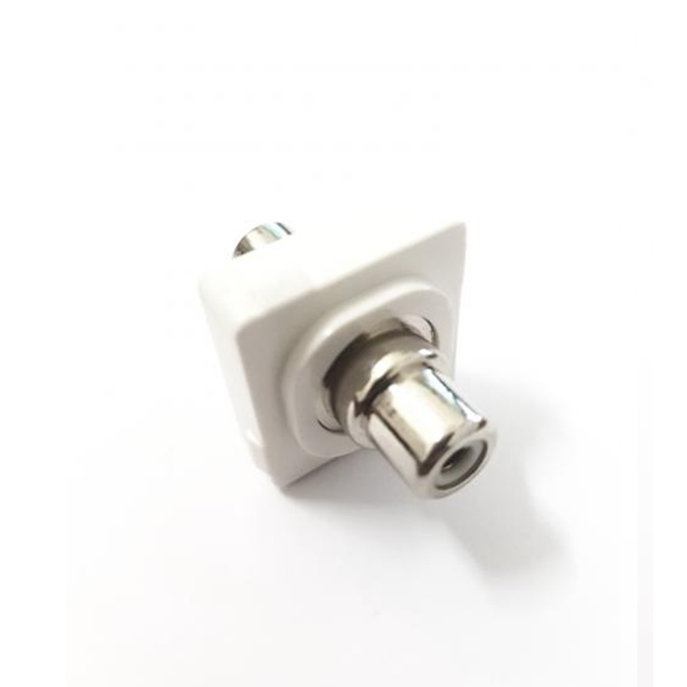 RCA to RCA Wall Plate Insert Module (WPI/RCAF/RCAF)
