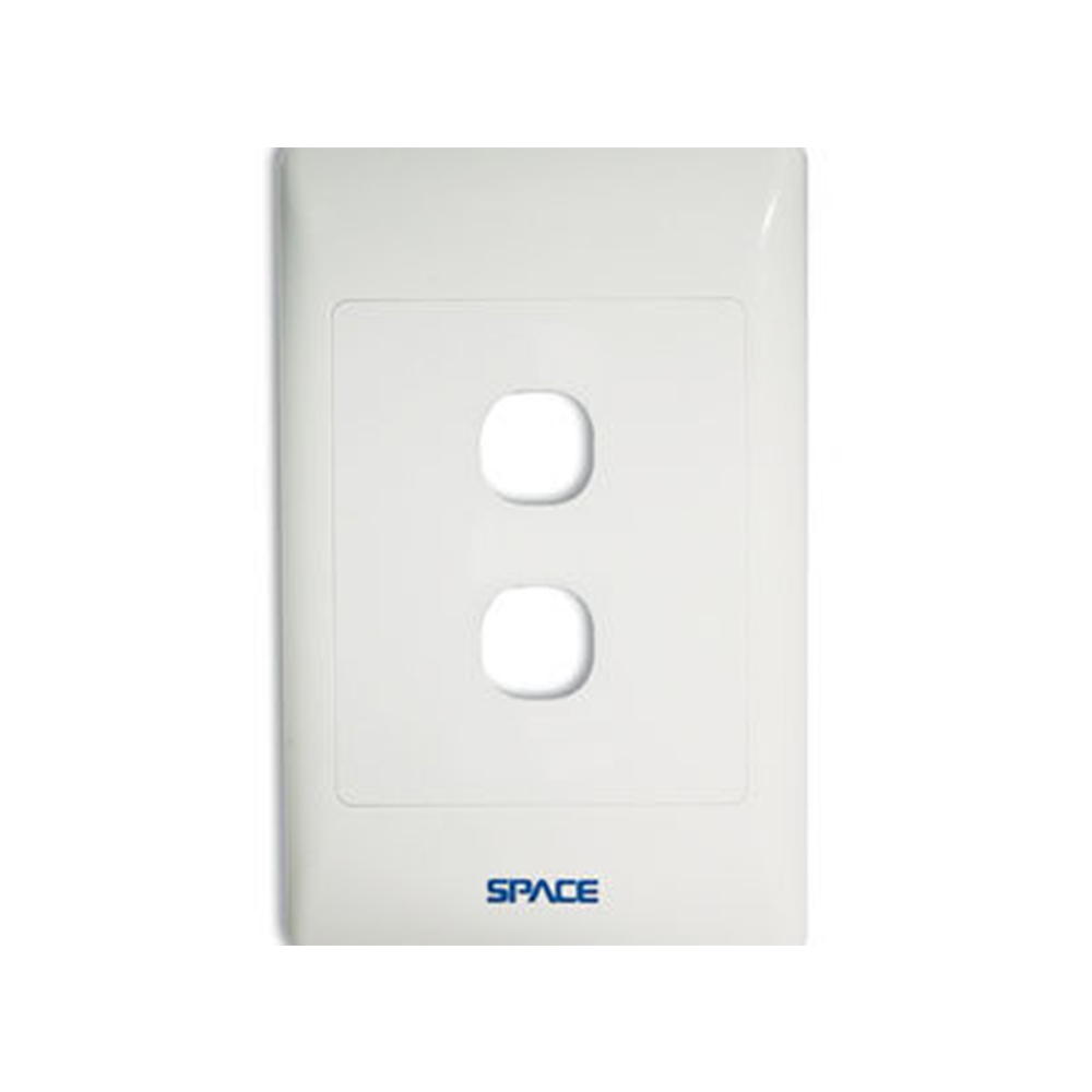 2 Hole 4x2 Modular Wall Cover Plate (WPM/2/2)