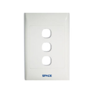 3 Hole 4x2 Modular Wall Cover Plate (WPM/2/3)