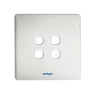 4 Hole 4x4 Modular Wall Cover Plate