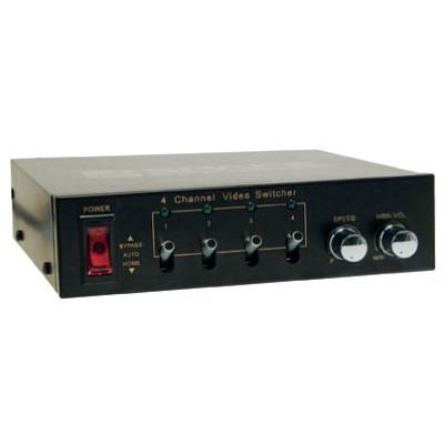 Space TV 4 Channels Switcher With Audio,220V