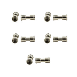 Push on F-Male Coupler - Set of 5