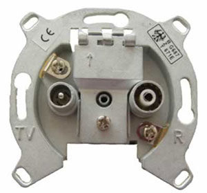 Space TV & FM Wall Outlet Socket, 14dB (5-1000Mhz)
