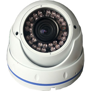 SecurityHD IR Dome Camera 1000TVL 2.8-12mm Varifocal Lens 30m IR