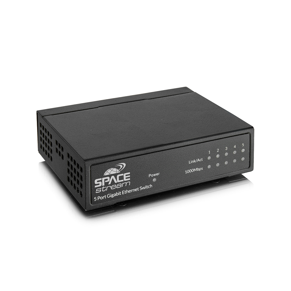 Space Stream 5 Port 10/100/1000m Ethernet Switch (SNS-5P)