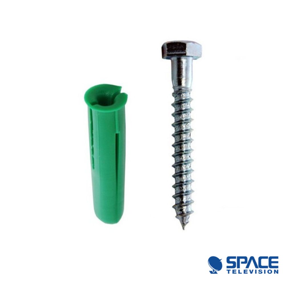 Steel Coach Screws with Wall Plugs x100 (COUCH01B) - Image 9