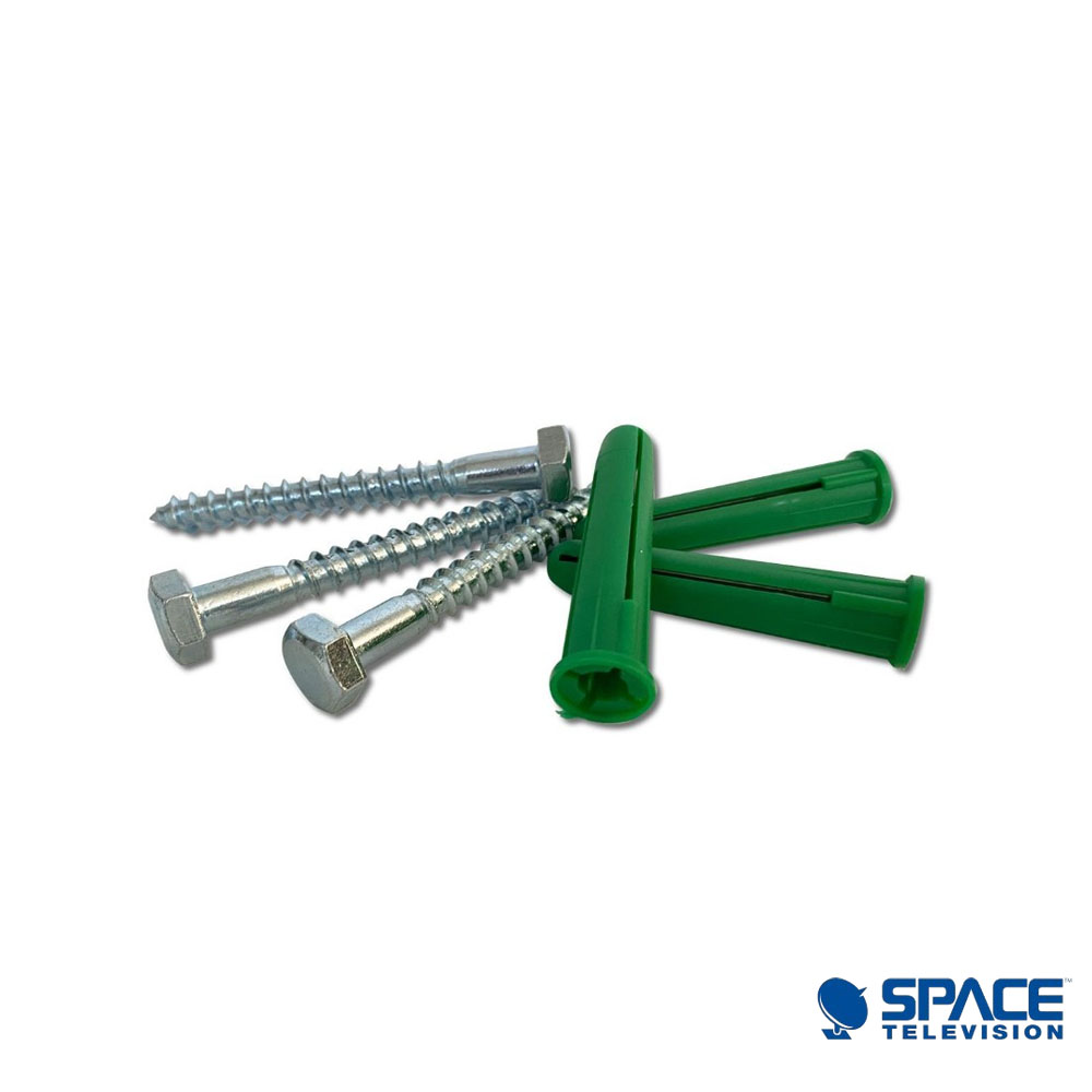 Steel Coach Screws with Wall Plugs x100 (COUCH01B) - Image 7