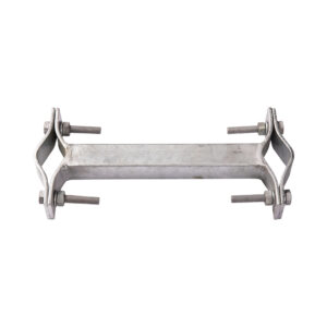 Parallel Mast Clamp - Galvanised 300mm