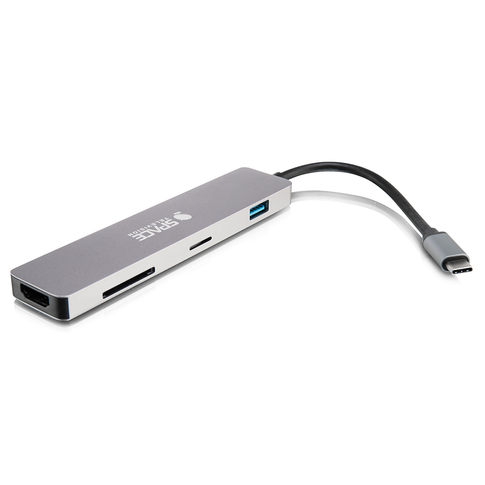7-in-1 USB-C Slimline Hub with 4K HDMI - EW-TC-107 - Image 2