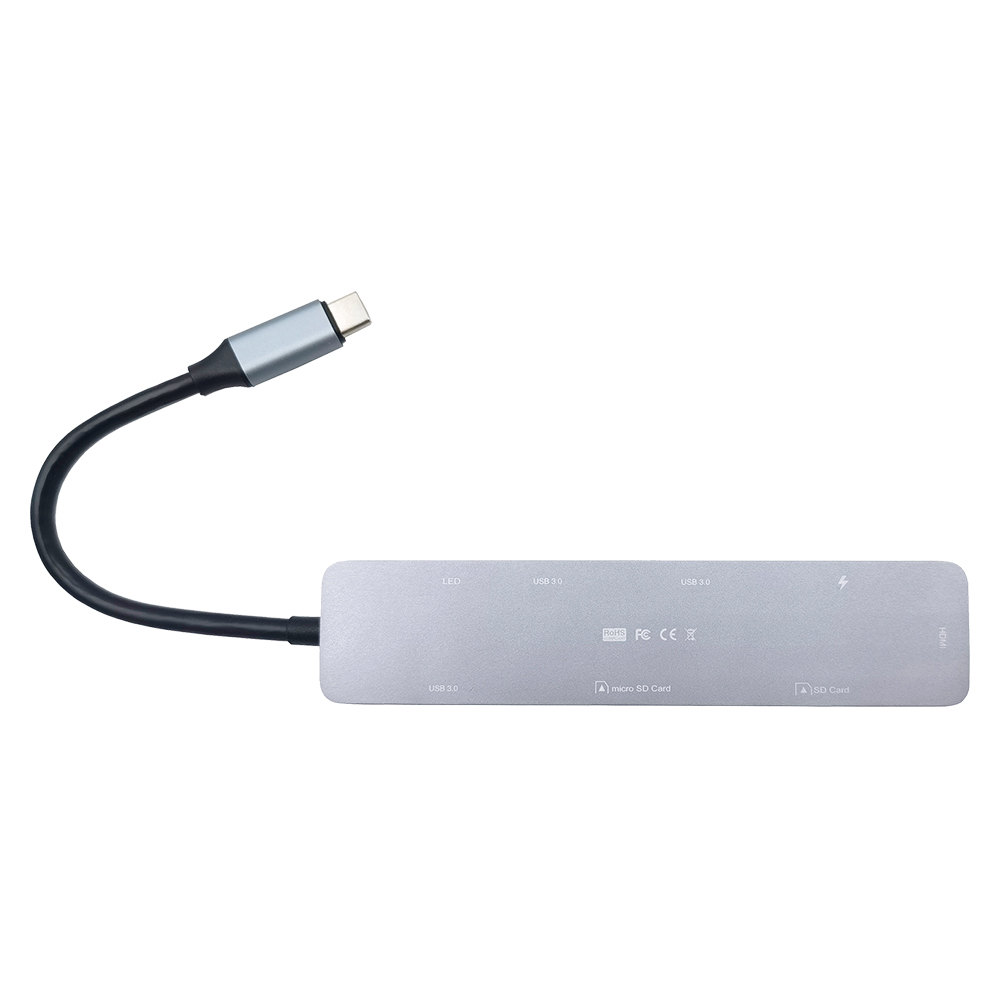 7-in-1 USB-C Slimline Hub with 4K HDMI - EW-TC-107 - Image 3