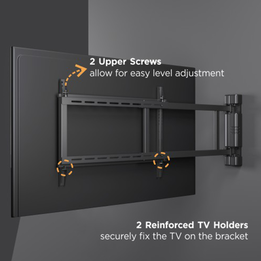 Motorized Swing Wall Mount with Remote Control - 32"-75" 50kg - Image 10