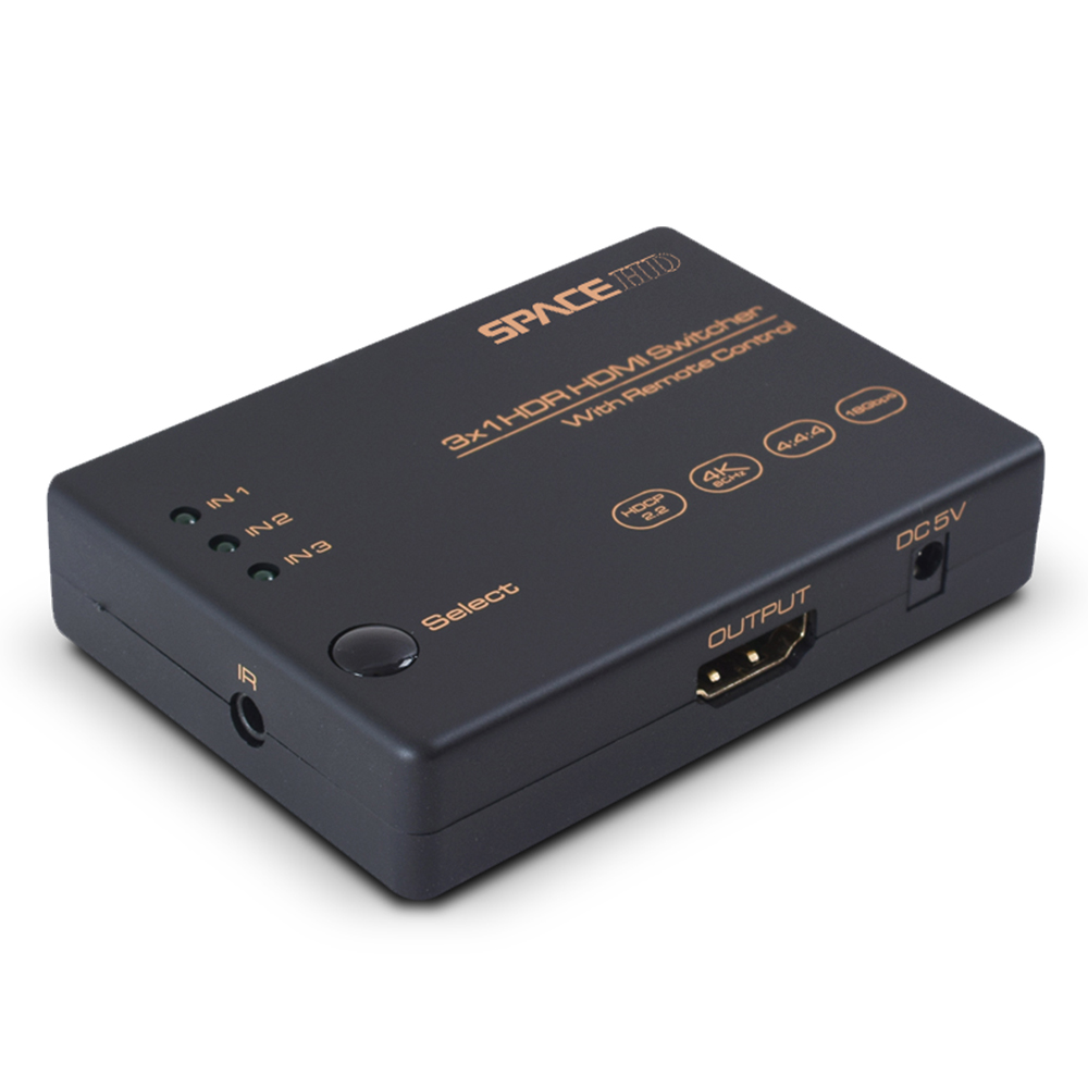 HDMI 3 Port Switcher with IR Remote