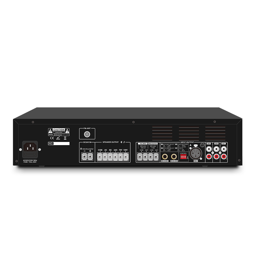SpaceAudio Mixer Amplifier with MP3/FM/BT - 240W - Image 2