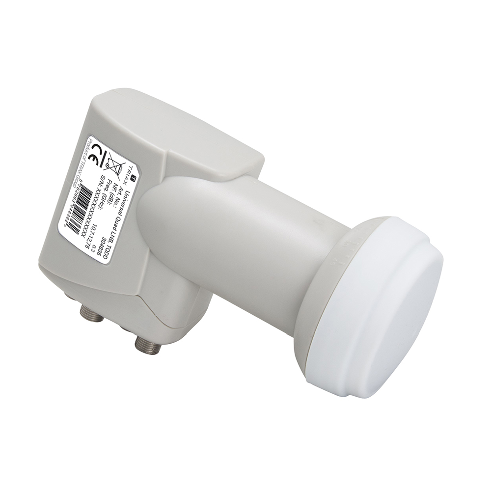 Triax Universal Quad LNB, TQDD (LNBFKUQT-TX QUAD)