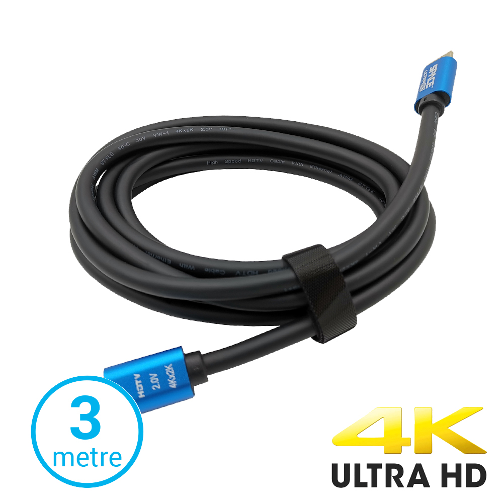 4K HDMI Cable with Ethernet ver2.0 60Hz - 3m - Image 2