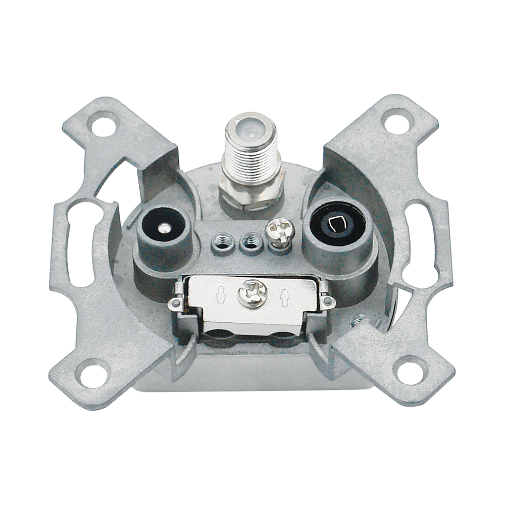 SAT-TV-FM 2×2 End Wall Outlet Socket 1dB (5-2400Mhz) - Image 10
